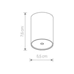 Nowodvorski Puszka CAMELEON CANOPY E 25W only LED 220-230 50/60 - Stal lakierowana - Szałwiowy 12068