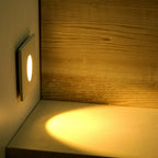 3W Oprawa Schodowa LED / Barwa:4200K / Obudowa: Biała / Kwadrat