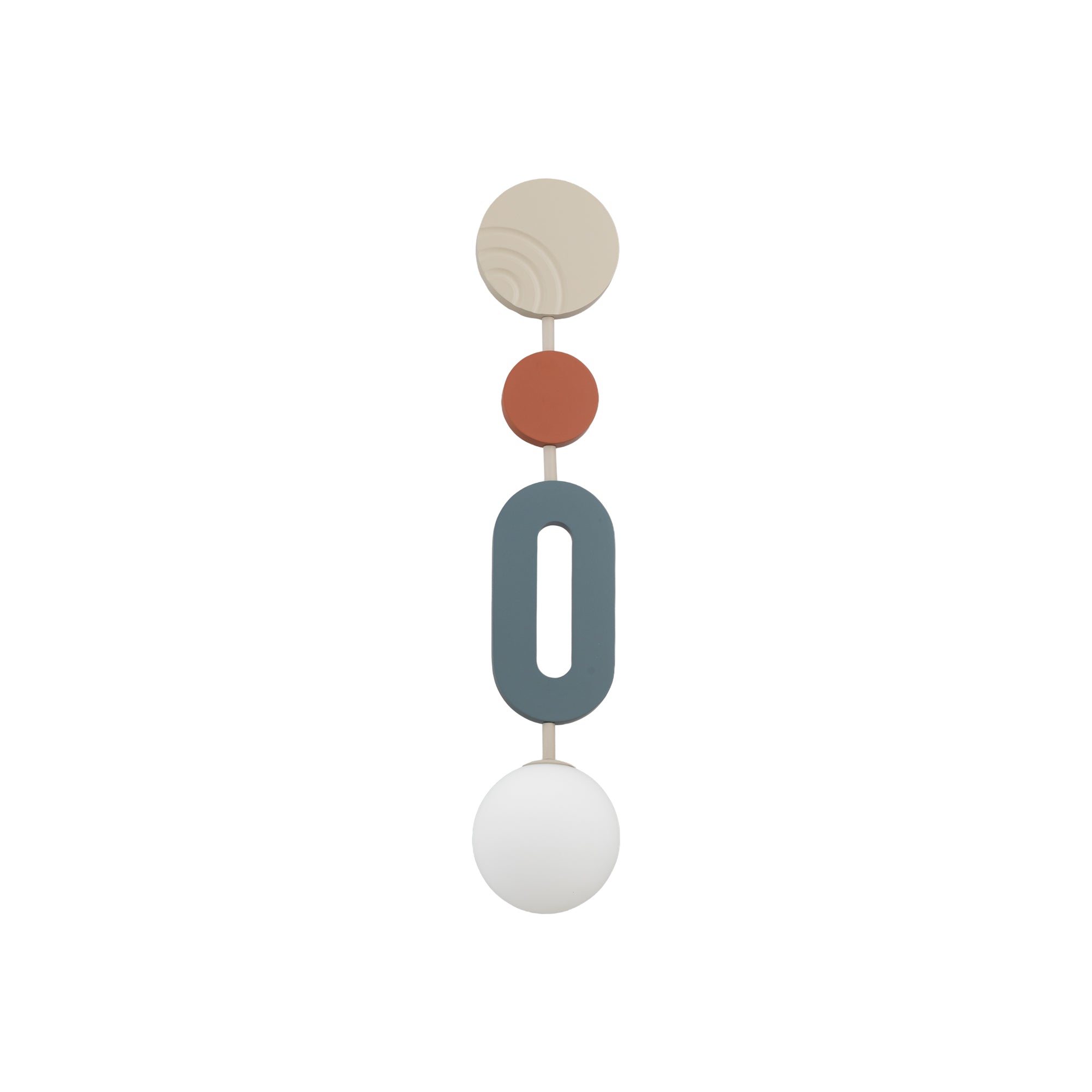 Nowodvorski Klosz / Oprawa CAMELEON DROPS COLOR B - MDF - Szary błękit 12114