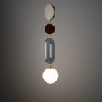 Nowodvorski Klosz / Oprawa CAMELEON DROPS COLOR B - MDF - Szary błękit 12114