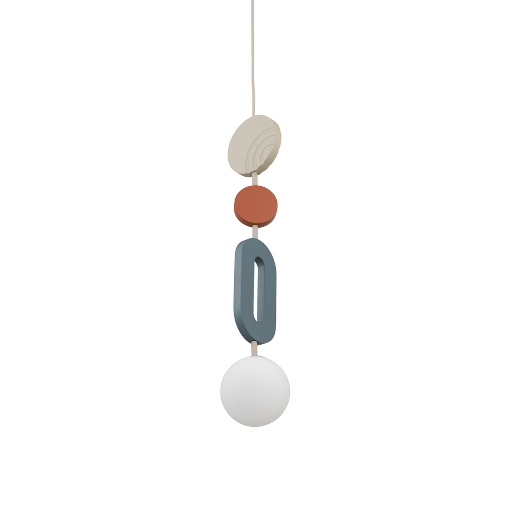 Nowodvorski Klosz / Oprawa CAMELEON DROPS COLOR B - MDF - Szary błękit 12114