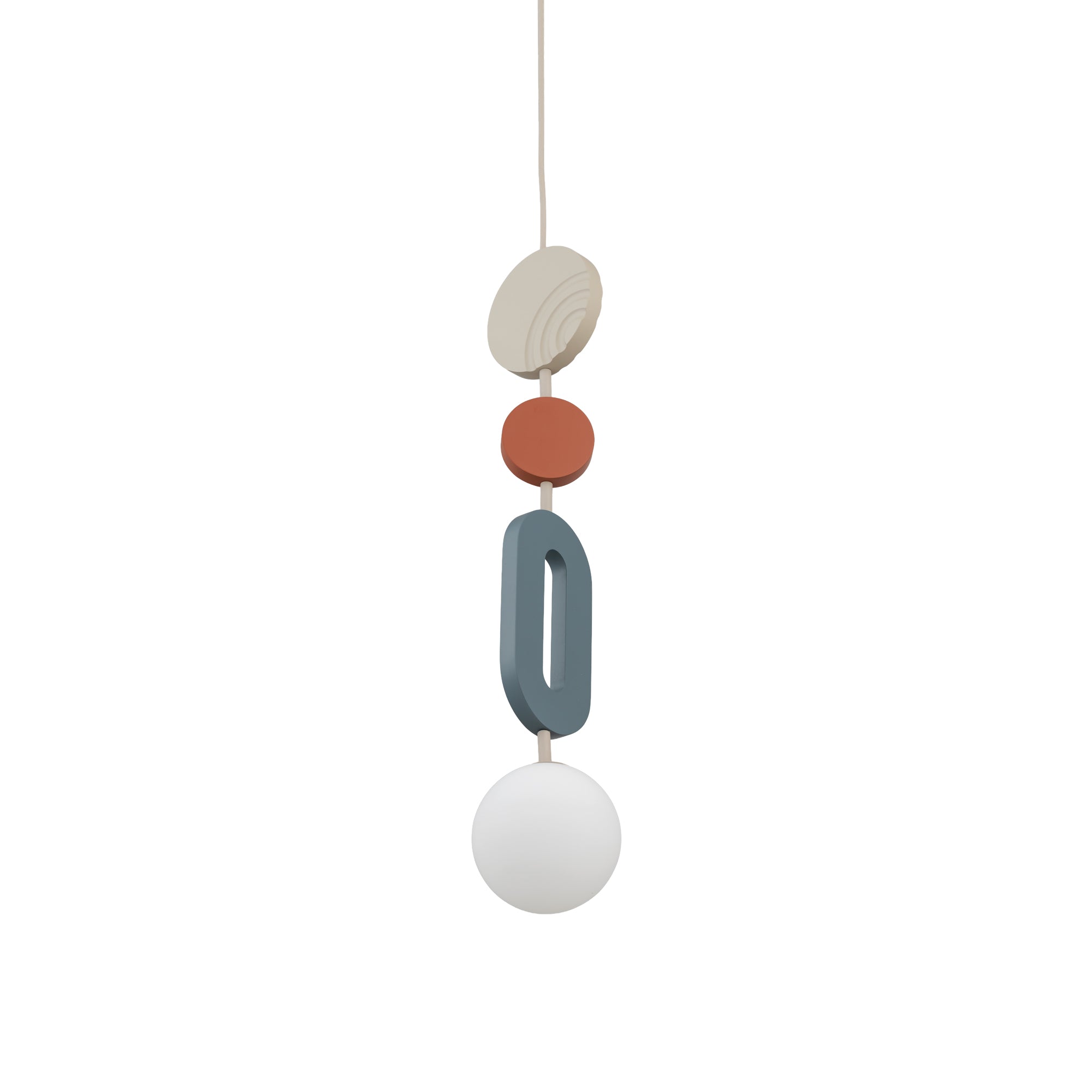 Nowodvorski Klosz / Oprawa CAMELEON DROPS COLOR B - MDF - Szary błękit 12114