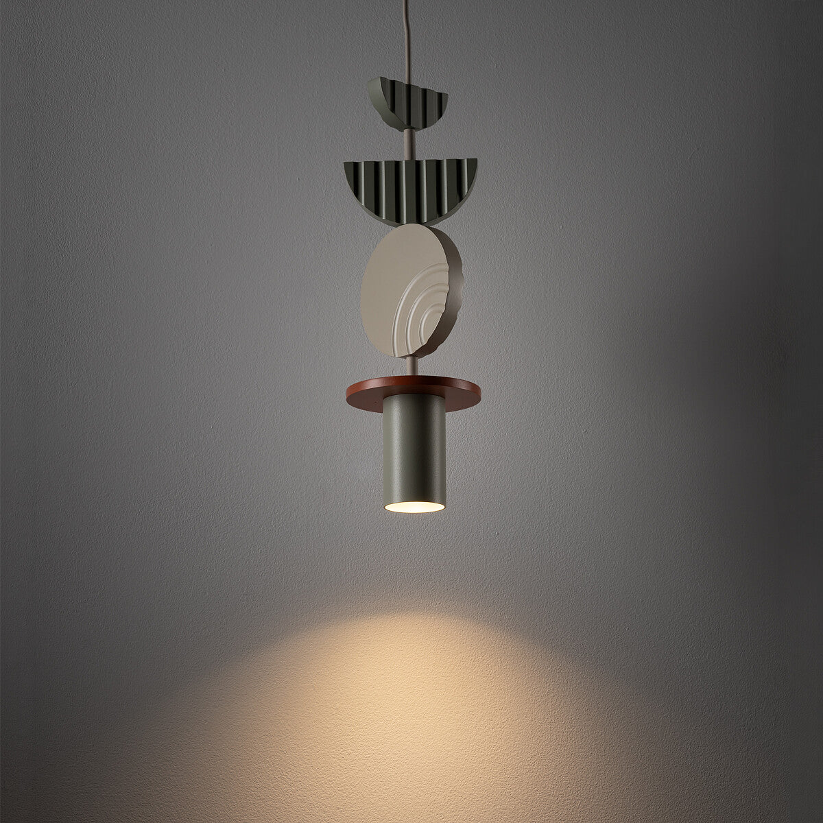 Nowodvorski Klosz / Oprawa CAMELEON DROPS COLOR D - MDF - Szałwiowy 12116
