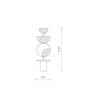 Nowodvorski Klosz / Oprawa CAMELEON DROPS COLOR D - MDF - Szałwiowy 12116