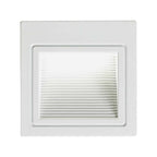 3W Oprawa Schodowa LED / Barwa:4000K / Obudowa: Biała / Kwadrat