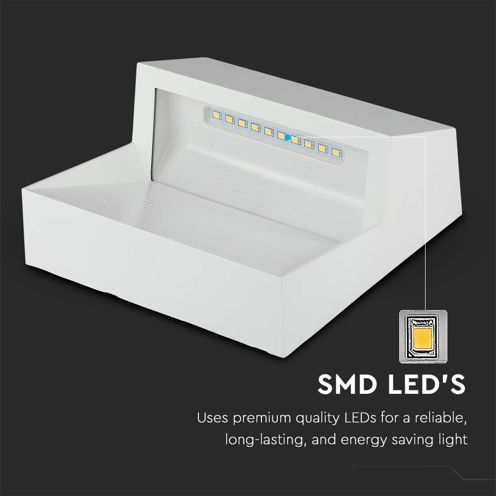 3W Oprawa Schodowa LED / Barwa:3000K / Obudowa: Biała