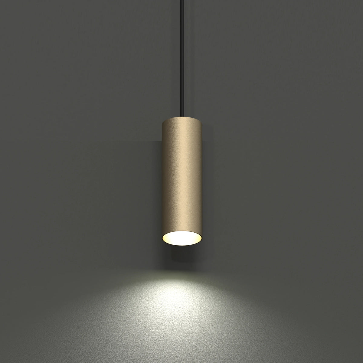 Nowodvorski Klosz / Oprawa CAMELEON FOURTY S - Stal lakierowana - Szczotkowane złoto 12146 - lampa włączona
