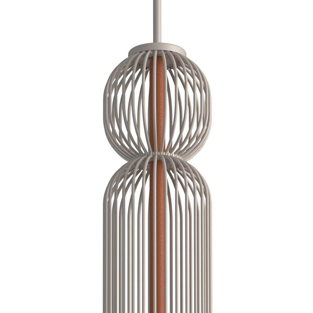 Nowodvorski Lampa wisząca SINGLES A 10W only LED 220-230 50/60 - Stal lakierowana - Beżowy 12193