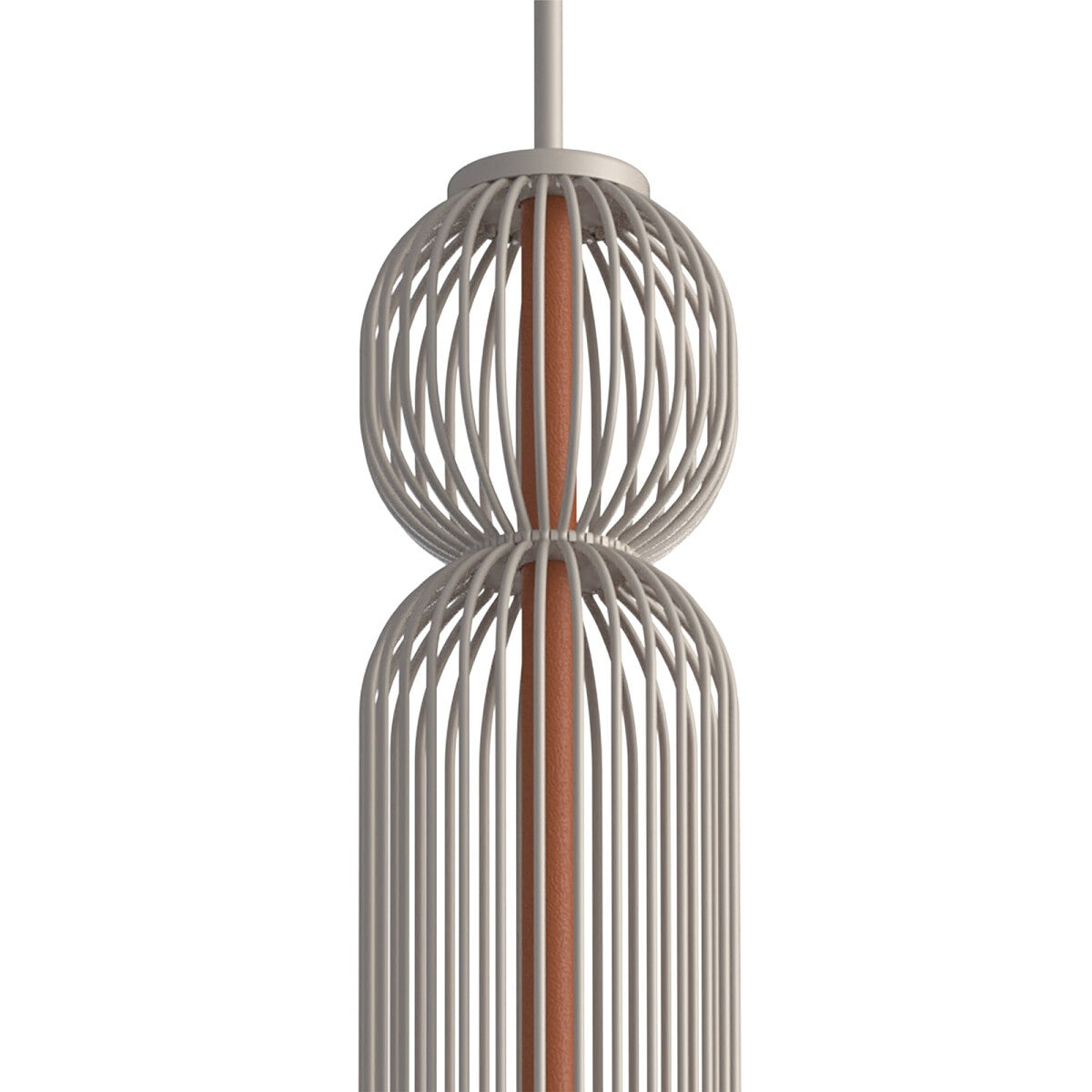 Nowodvorski Lampa wisząca SINGLES A 10W only LED 220-230 50/60 - Stal lakierowana - Beżowy 12193