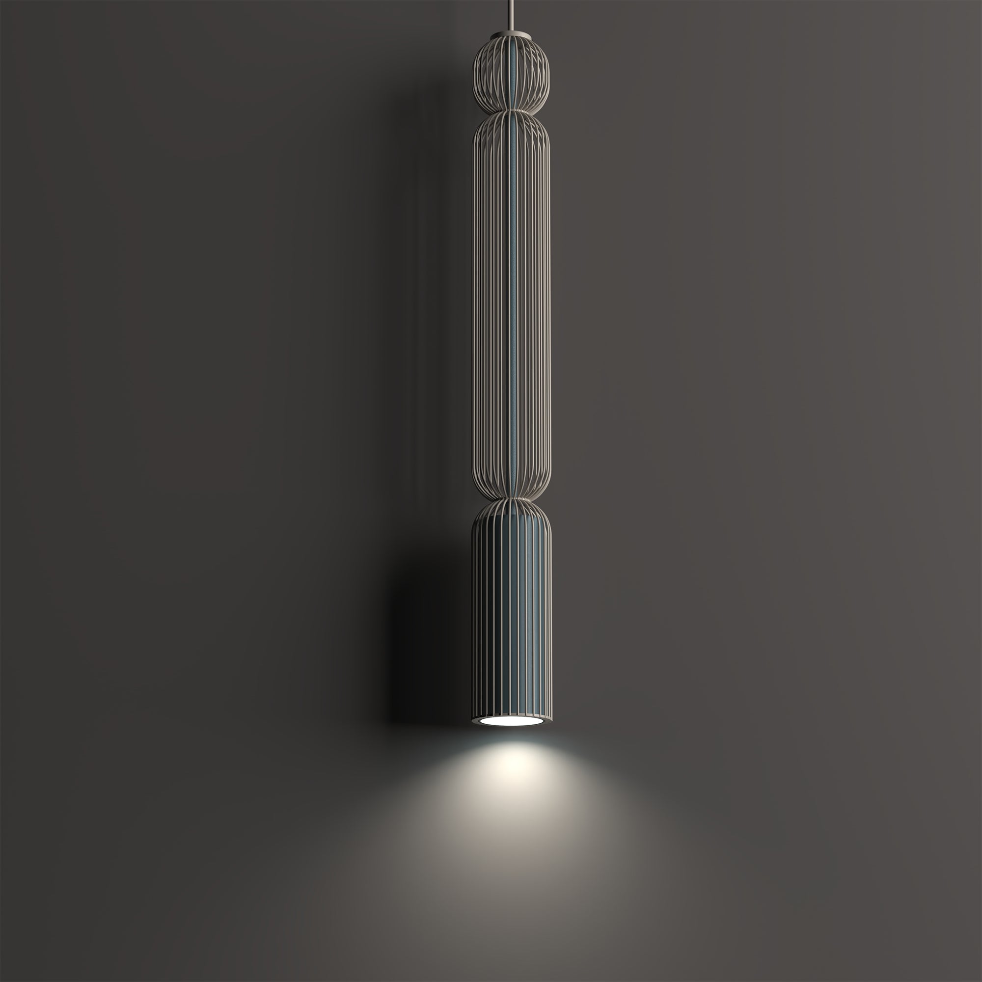 Nowodvorski Lampa wisząca SINGLES A 10W only LED 220-230 50/60 - Stal lakierowana - Beżowy 12194