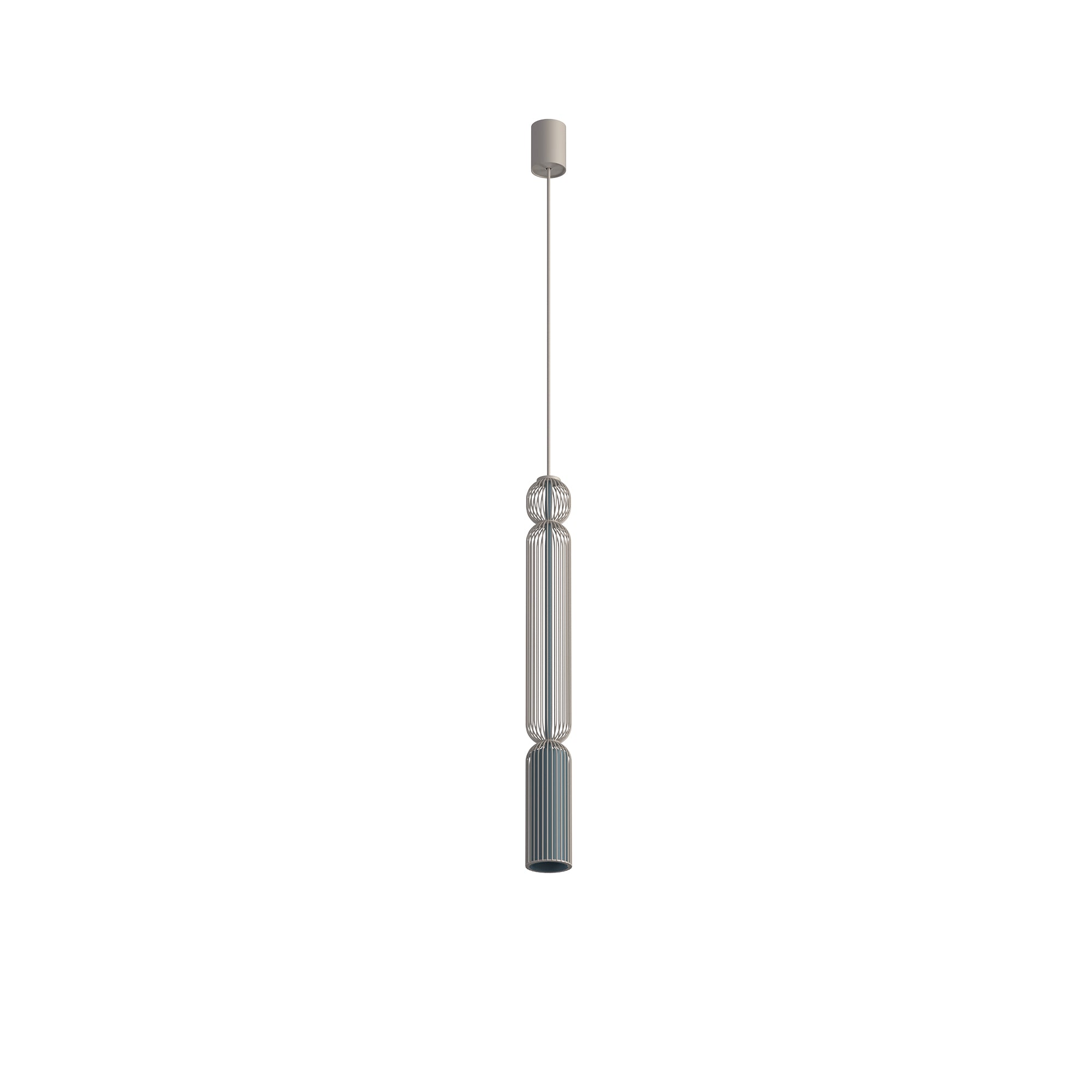 Nowodvorski Lampa wisząca SINGLES A 10W only LED 220-230 50/60 - Stal lakierowana - Beżowy 12194