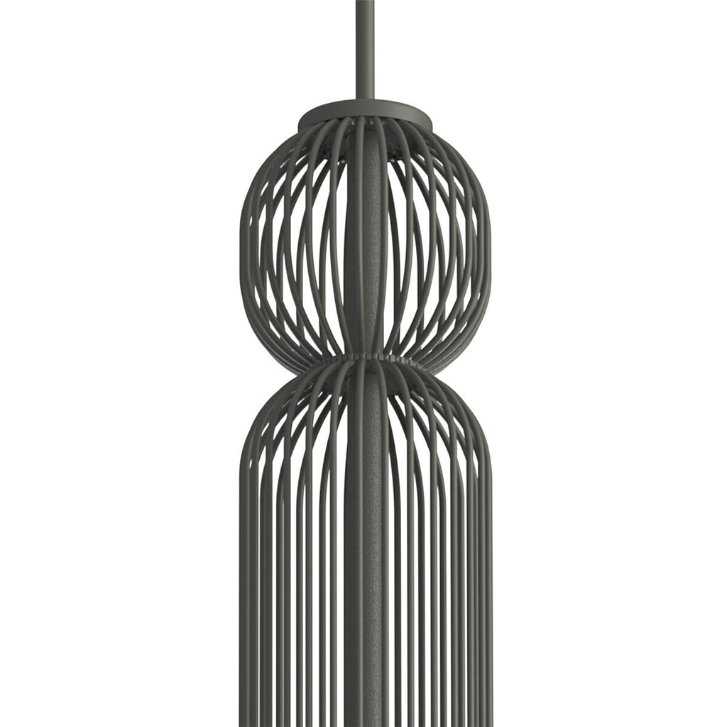 Nowodvorski Lampa wisząca SINGLES A 10W only LED 220-230 50/60 - Stal lakierowana - Jedwabisty grafit 12195