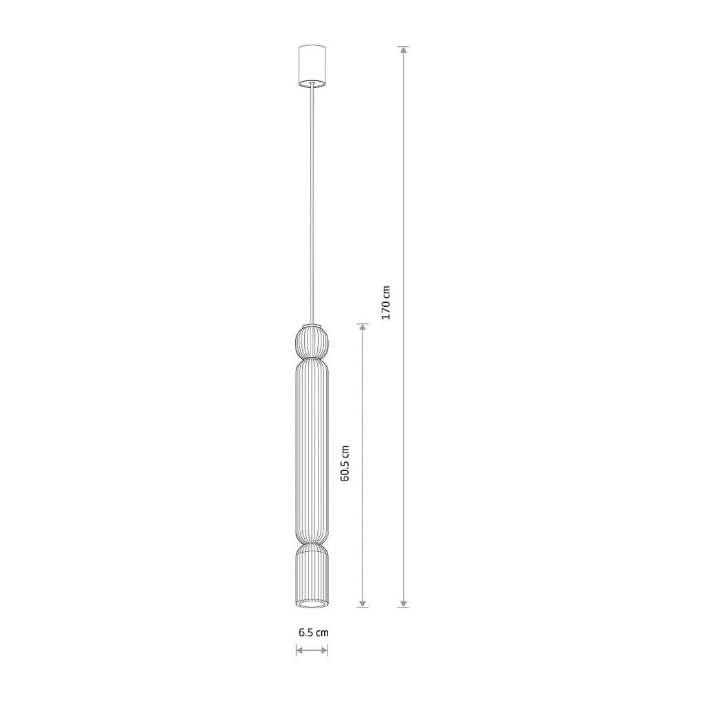 Nowodvorski Lampa wisząca SINGLES A 10W only LED 220-230 50/60 - Stal lakierowana - Jedwabisty grafit 12195