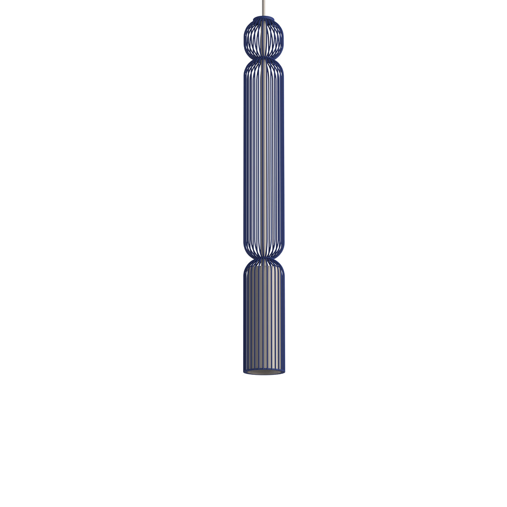 Nowodvorski Lampa wisząca SINGLES A 10W only LED 220-230 50/60 - Stal lakierowana - Granatowy 12196