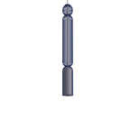 Nowodvorski Lampa wisząca SINGLES A 10W only LED 220-230 50/60 - Stal lakierowana - Granatowy 12196