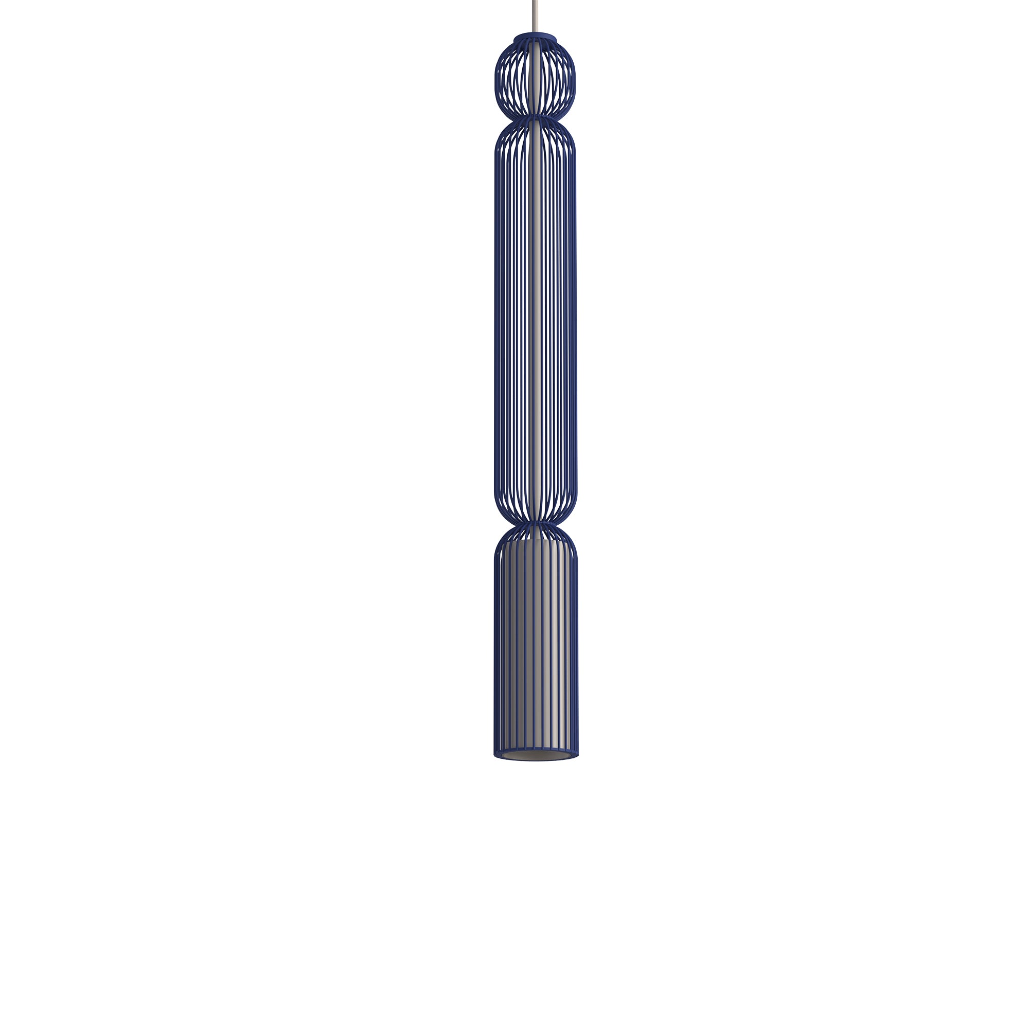 Nowodvorski Lampa wisząca SINGLES A 10W only LED 220-230 50/60 - Stal lakierowana - Granatowy 12196