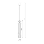 Nowodvorski Lampa wisząca SINGLES A 10W only LED 220-230 50/60 - Stal lakierowana - Granatowy 12196