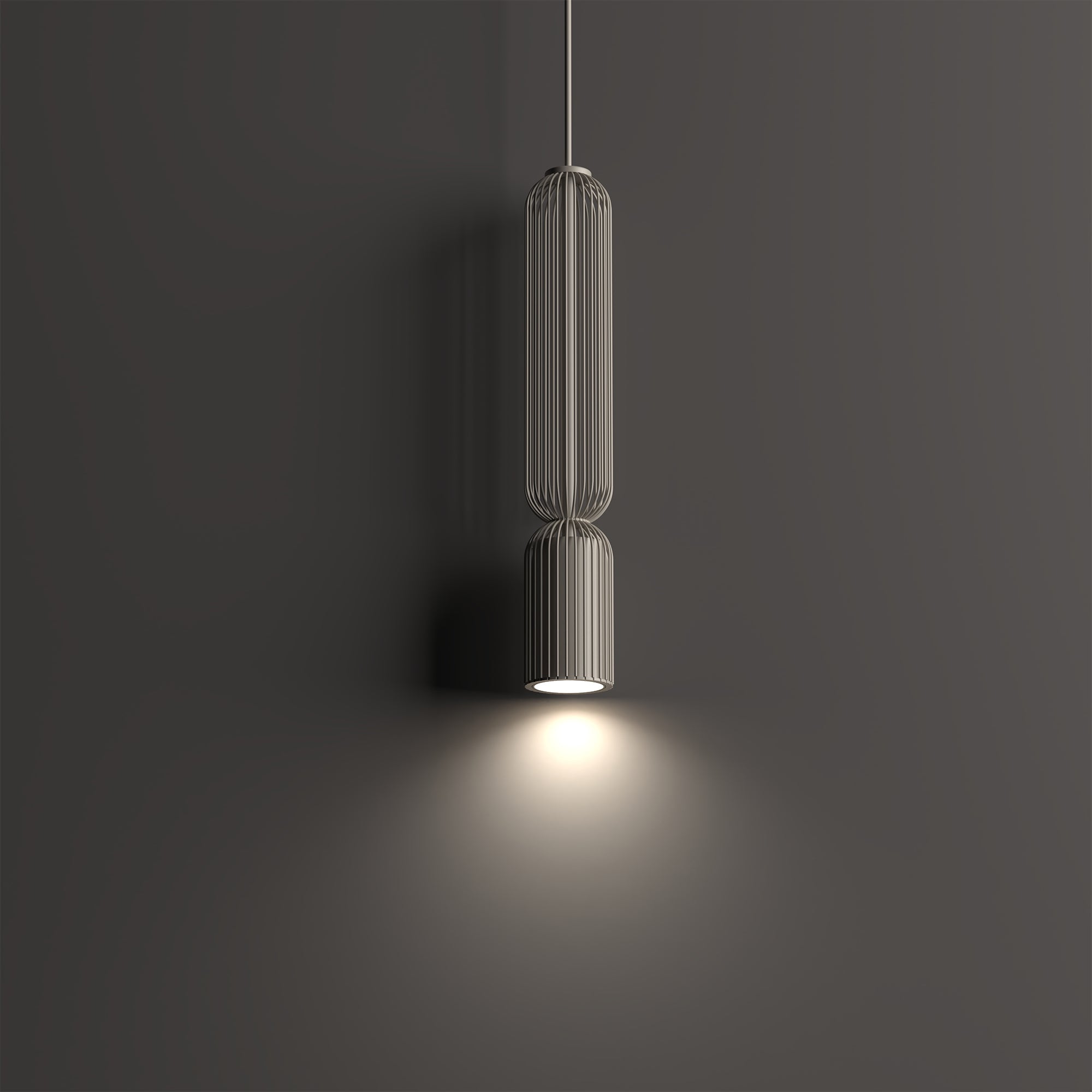Nowodvorski Lampa wisząca SINGLES B 10W only LED 220-230 50/60 - Stal lakierowana - Beżowy 12197