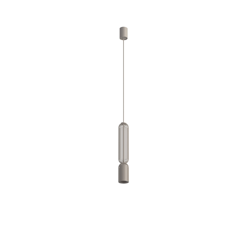 Nowodvorski Lampa wisząca SINGLES B 10W only LED 220-230 50/60 - Stal lakierowana - Beżowy 12197