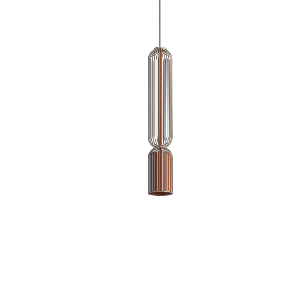 Nowodvorski Lampa wisząca SINGLES B 10W only LED 220-230 50/60 - Stal lakierowana - Beżowy 12198