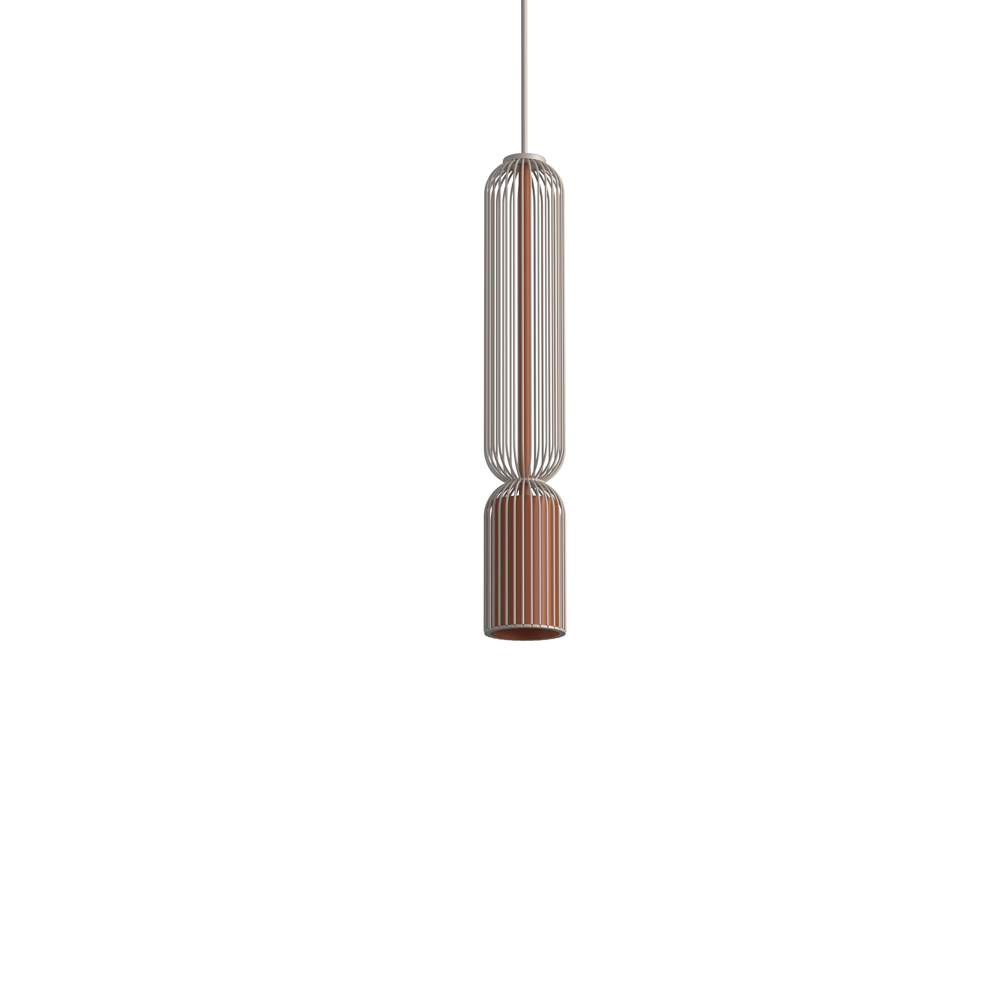 Nowodvorski Lampa wisząca SINGLES B 10W only LED 220-230 50/60 - Stal lakierowana - Beżowy 12198