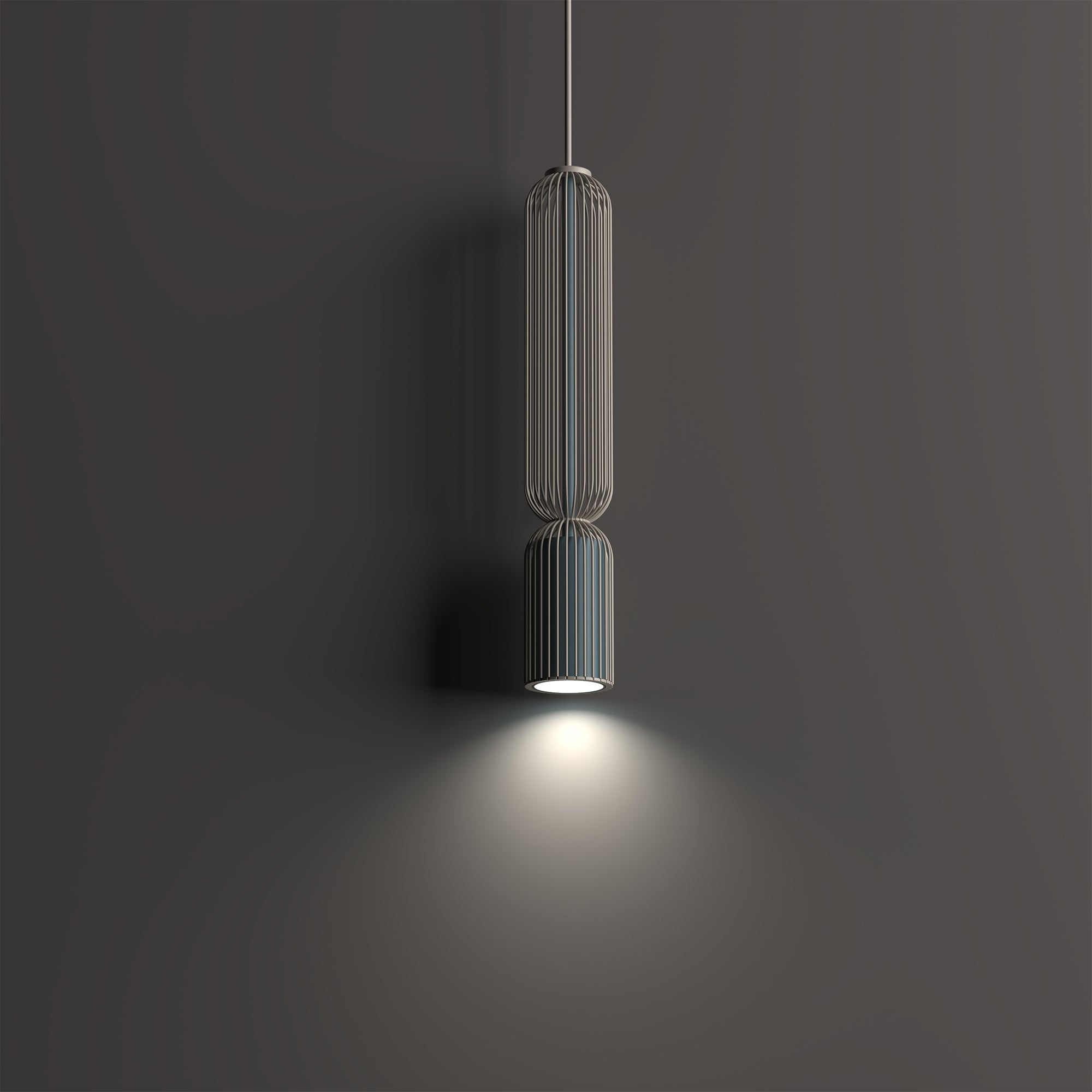 Nowodvorski Lampa wisząca SINGLES B 10W only LED 220-230 50/60 - Stal lakierowana - Beżowy 12200