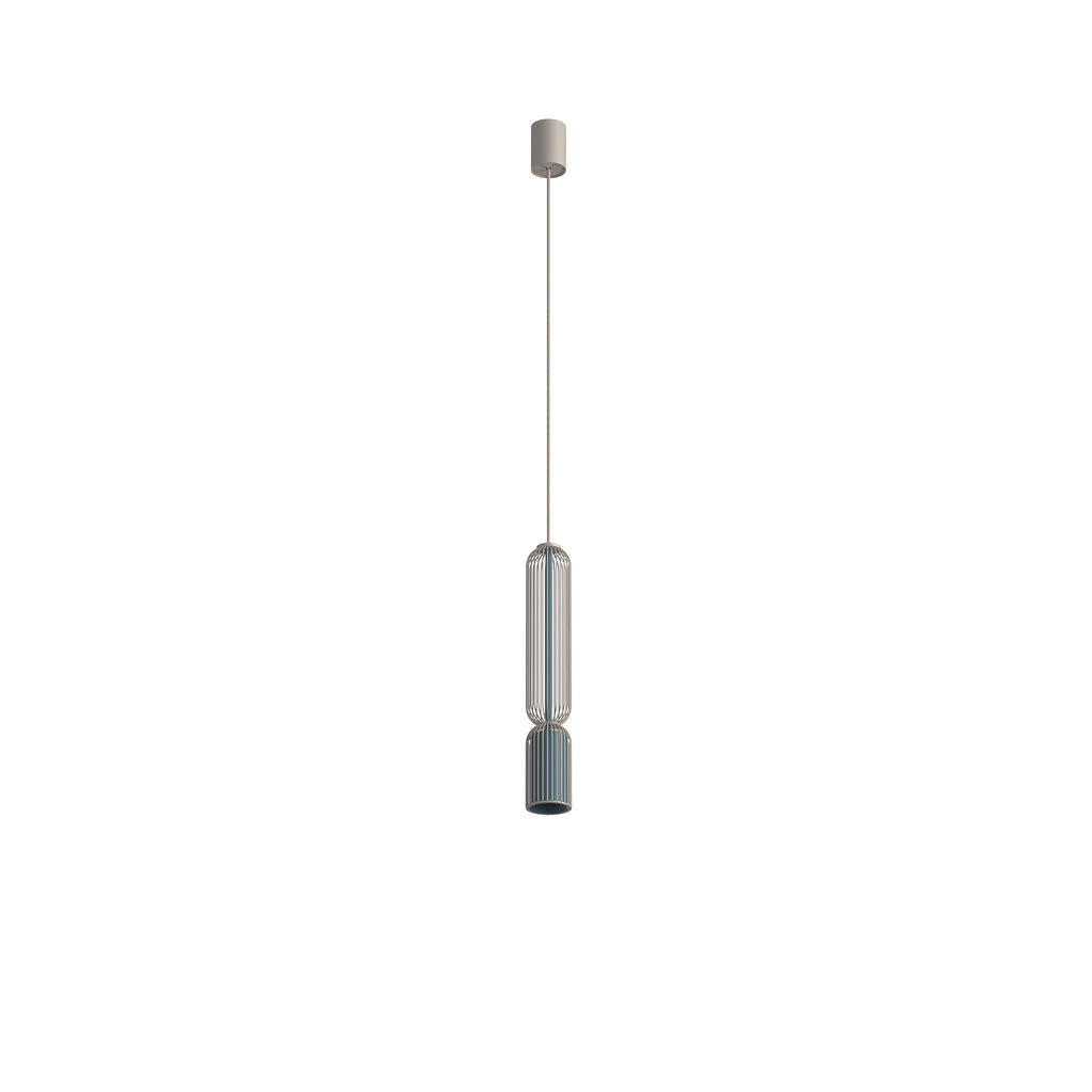 Nowodvorski Lampa wisząca SINGLES B 10W only LED 220-230 50/60 - Stal lakierowana - Beżowy 12200