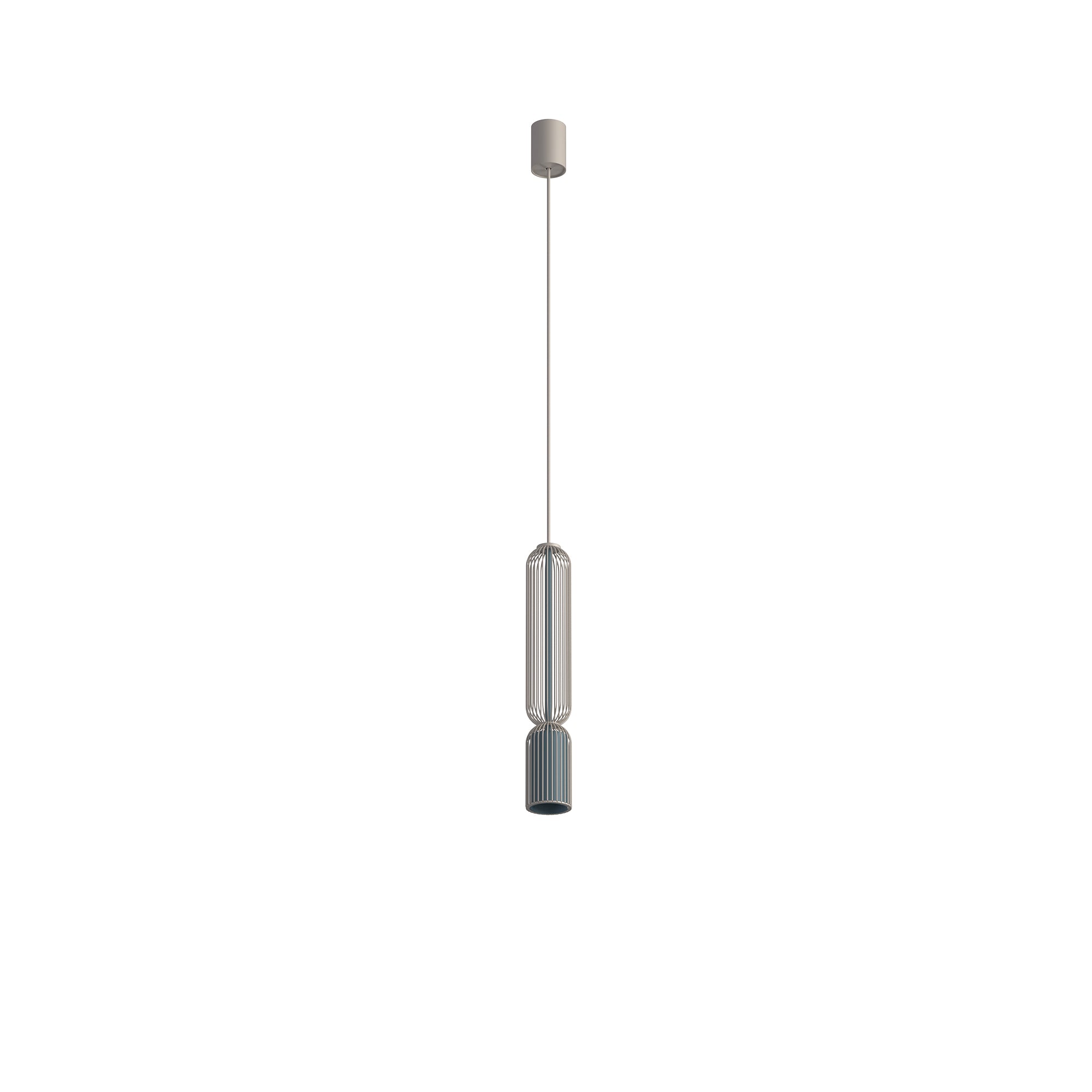 Nowodvorski Lampa wisząca SINGLES B 10W only LED 220-230 50/60 - Stal lakierowana - Beżowy 12200