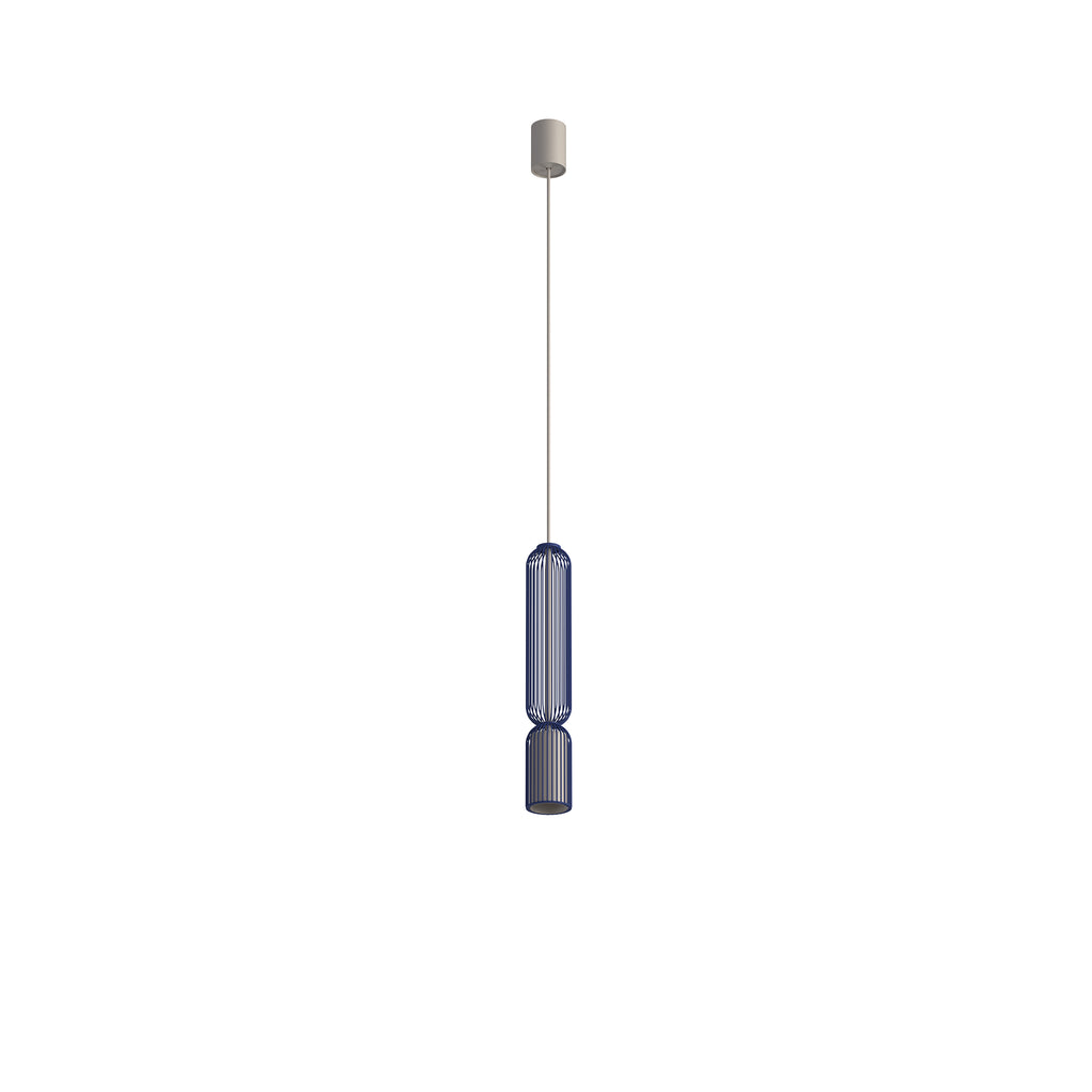 Nowodvorski Lampa wisząca SINGLES B 10W only LED 220-230 50/60 - Stal lakierowana - Granatowy 12202