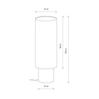 Nowodvorski Lampa podłogowa SANTANA 25W only LED 220-230 50/60 Hz - Tkanina - Kremowy 12203