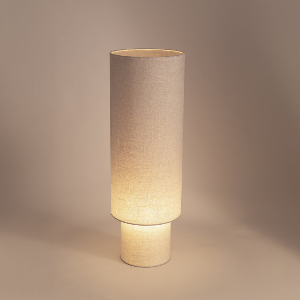 Nowodvorski Lampa podłogowa SANTANA 25W only LED 220-230 50/60 Hz - Tkanina - Kremowy 12203