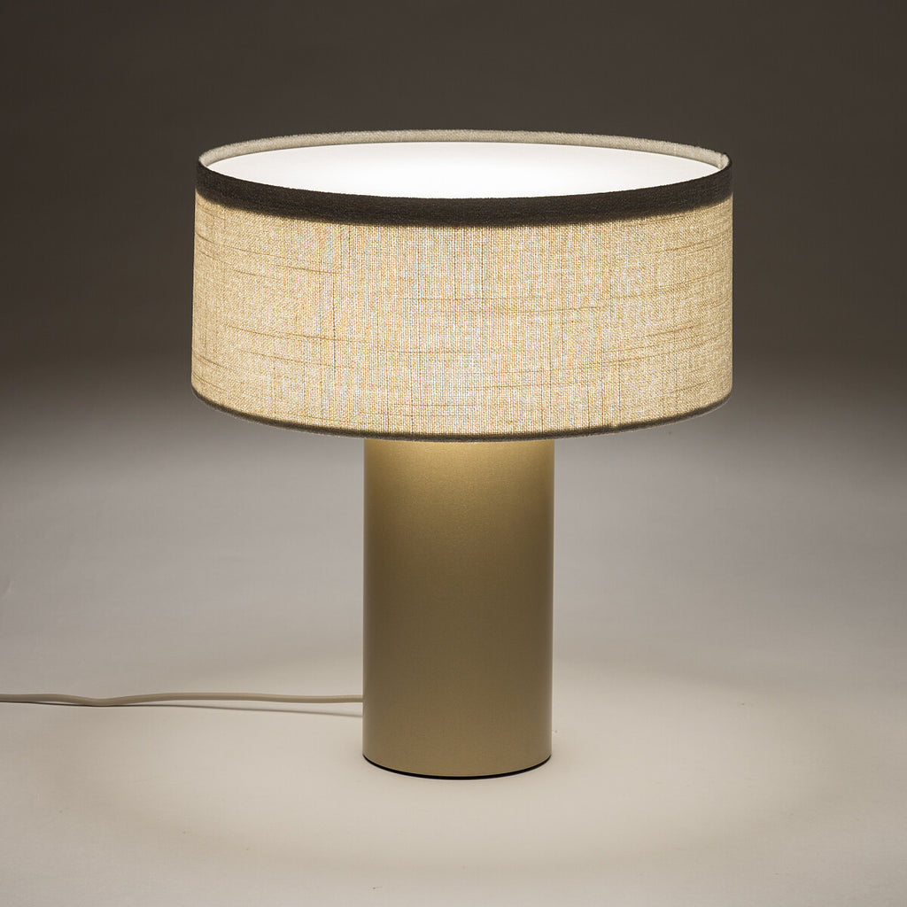 Nowodvorski Lampa stołowa SANTANA C 25W only LED 220-230 50/60 Hz - Tkanina - Kremowy 12206