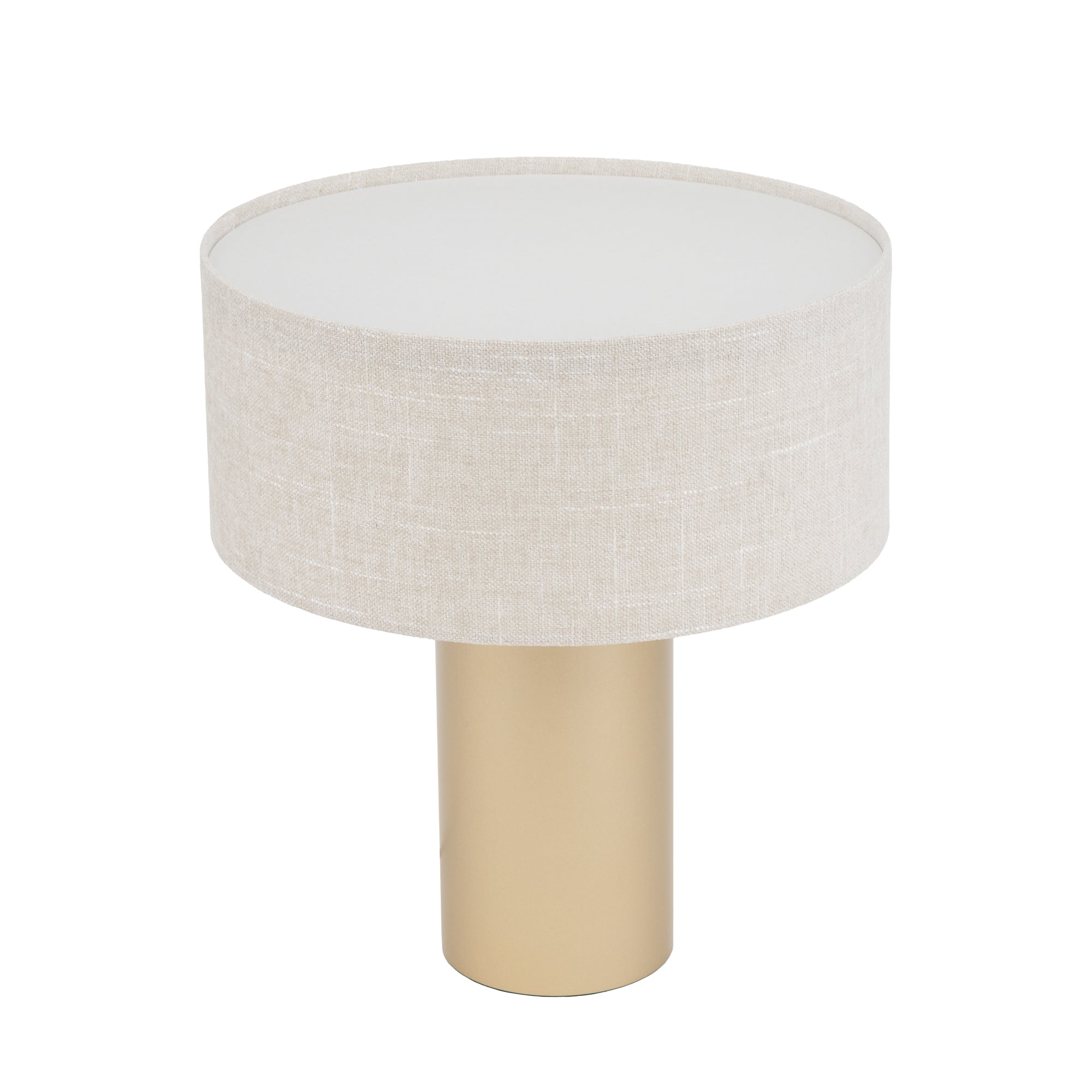 Nowodvorski Lampa stołowa SANTANA C 25W only LED 220-230 50/60 Hz - Tkanina - Kremowy 12206