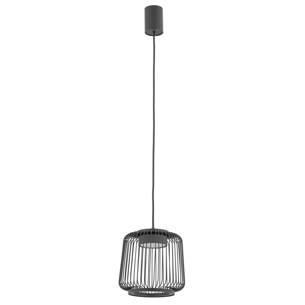 Nowodvorski Lampa wisząca KENAI A 15W only LED 220-230 50/60 - Stal lakierowana - Jedwabisty grafit 12220