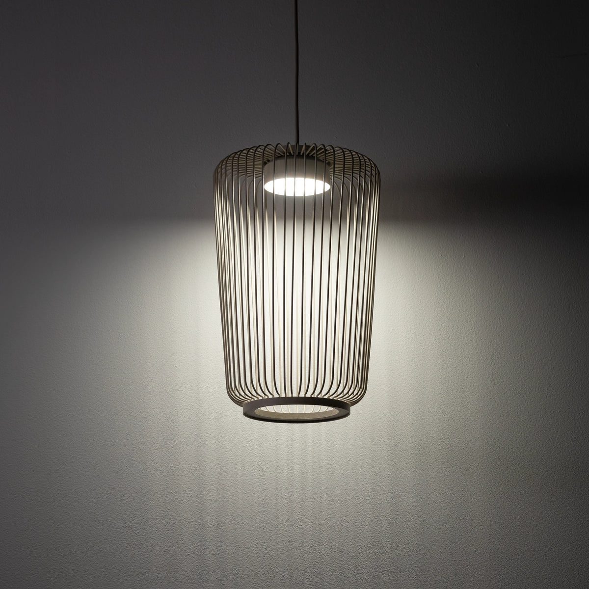 Nowodvorski Lampa wisząca KENAI B 15W only LED 220-230 50/60 - Stal lakierowana - Beżowy 12222