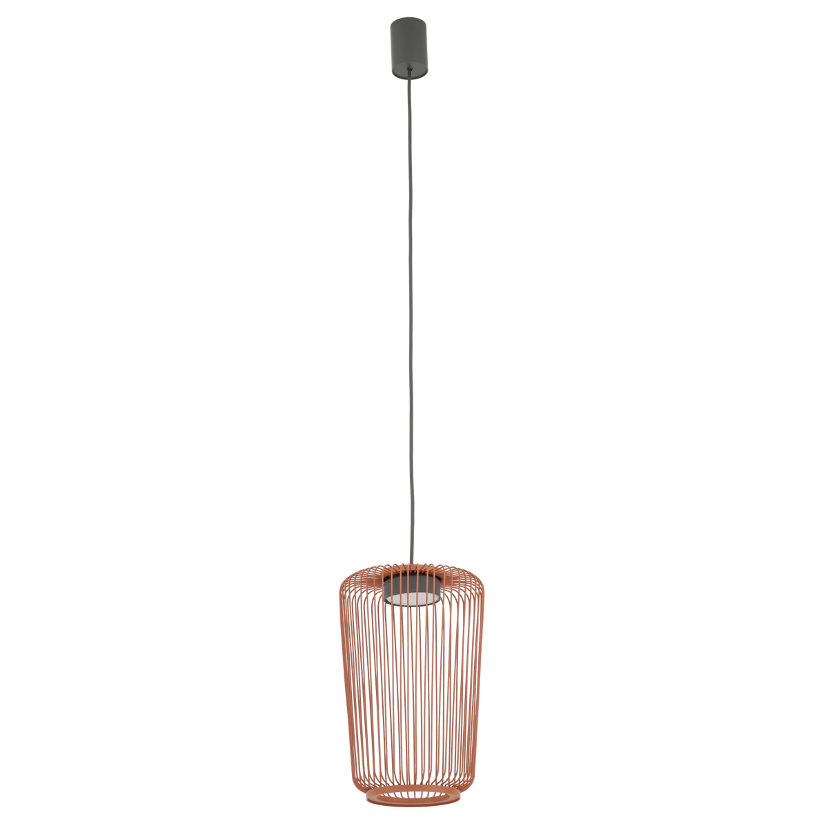 Nowodvorski Lampa wisząca KENAI B 15W only LED 220-230 50/60 - Stal lakierowana - Terakota 12223