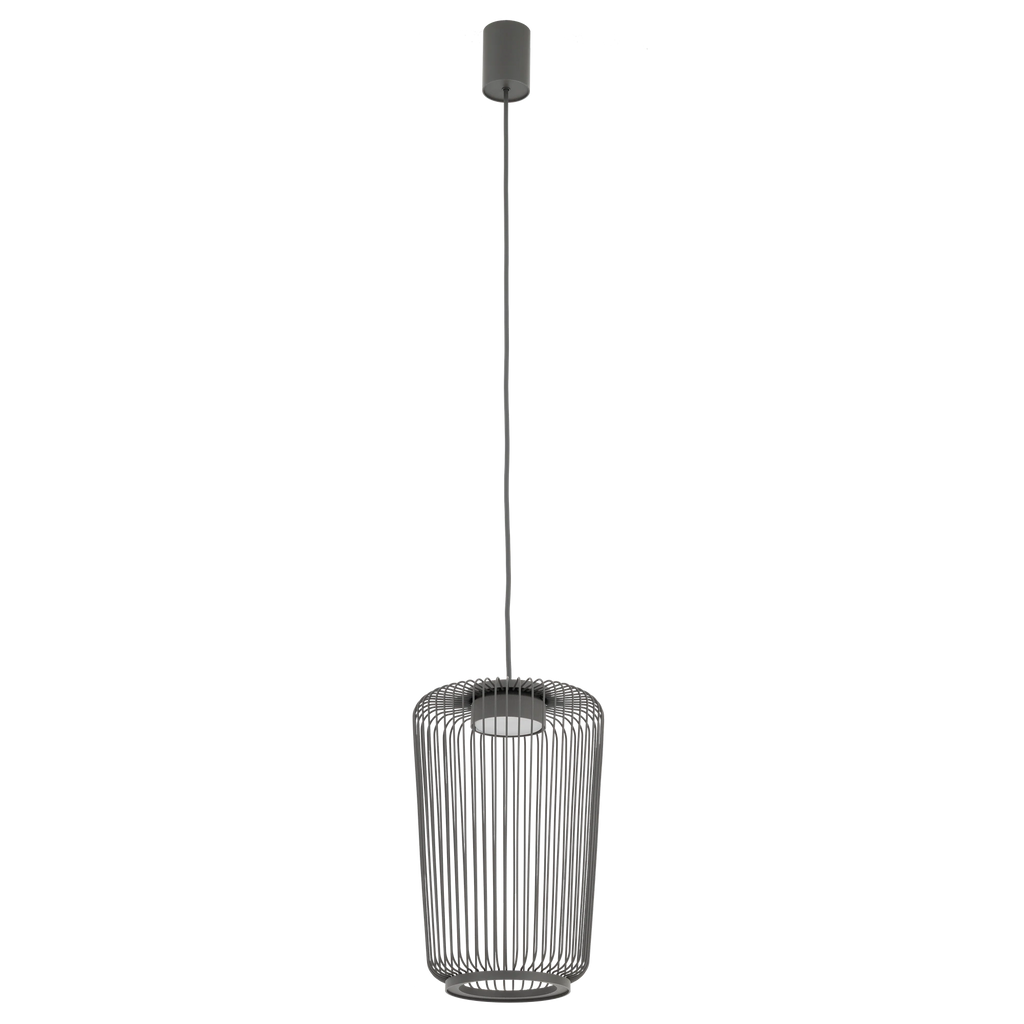 Nowodvorski Lampa wisząca KENAI B 15W only LED 220-230 50/60 - Stal lakierowana - Jedwabisty grafit 12224