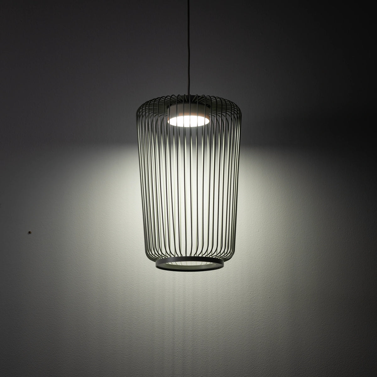 Nowodvorski Lampa wisząca KENAI B 15W only LED 220-230 50/60 - Stal lakierowana - Szałwiowy 12225