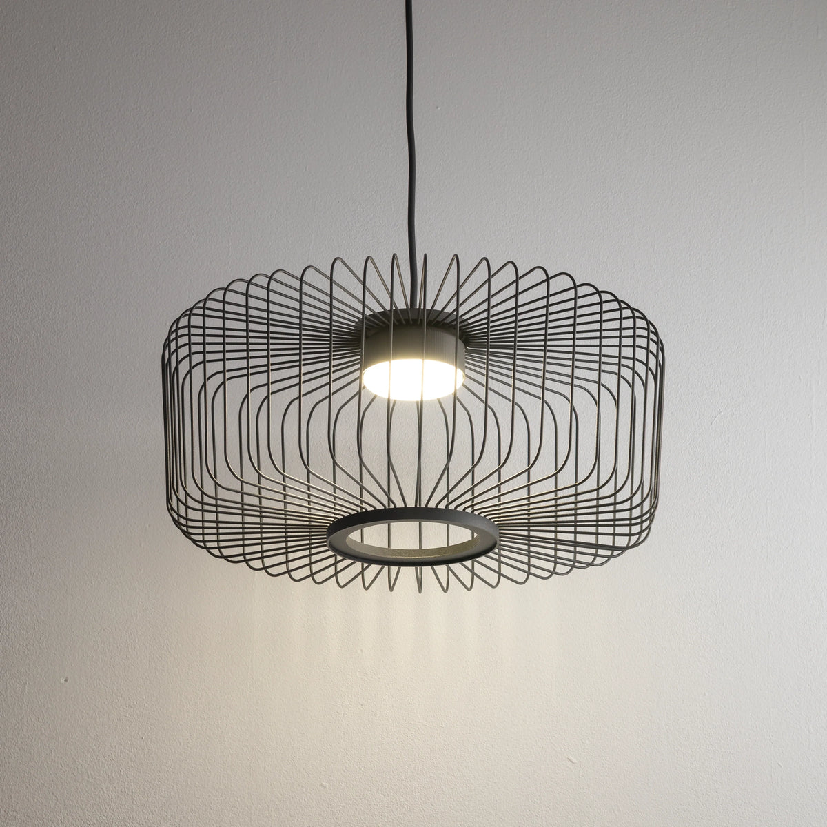 Nowodvorski Lampa wisząca KENAI C 15W only LED 220-230 50/60 - Stal lakierowana - Jedwabisty grafit 12228