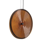 Nowodvorski Lampa wisząca AURA LED 22W 220-230 50/60 - Szkło - Transparentny bursztynowy 12233