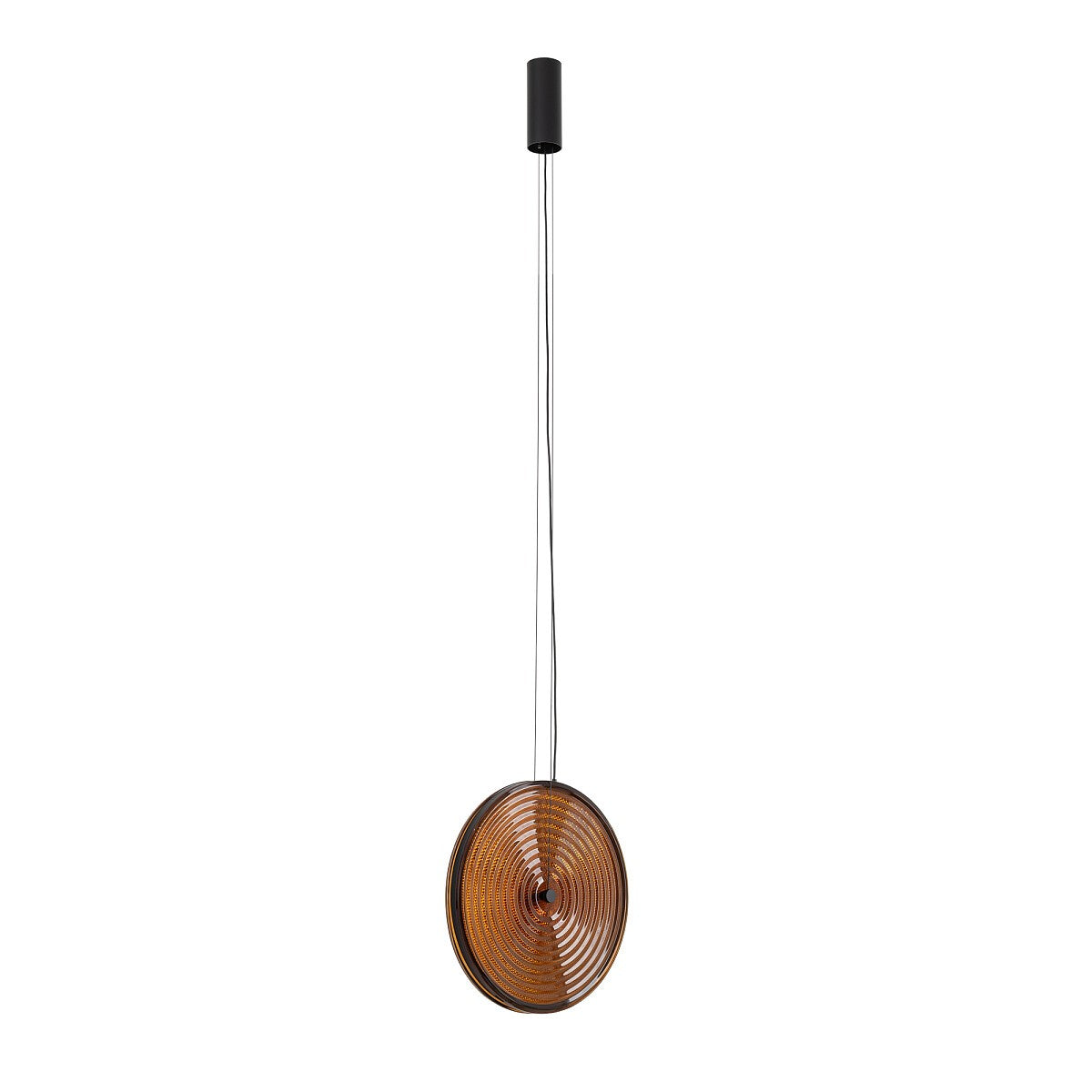 Nowodvorski Lampa wisząca AURA LED 22W 220-230 50/60 - Szkło - Transparentny bursztynowy 12233