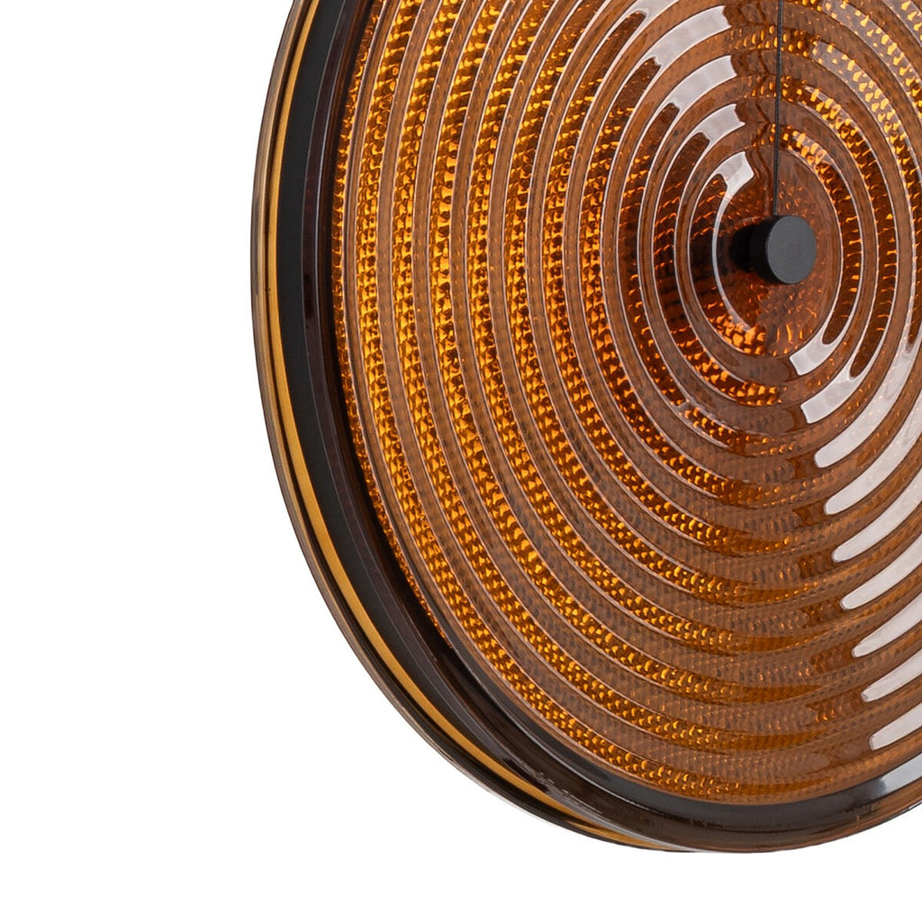 Nowodvorski Lampa wisząca AURA LED 22W 220-230 50/60 - Szkło - Transparentny bursztynowy 12233