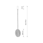 Nowodvorski Lampa wisząca AURA LED 22W 220-230 50/60 - Szkło - Transparentny bursztynowy 12233