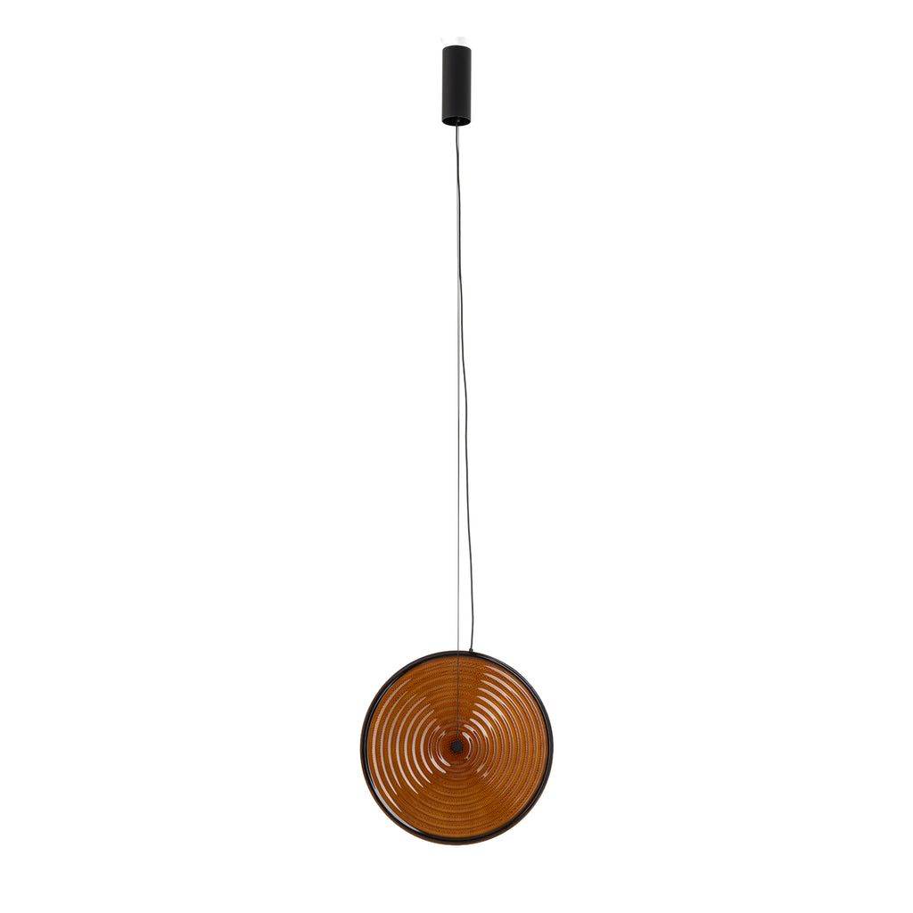 Nowodvorski Lampa wisząca AURA LED 22W 220-230 50/60 - Szkło - Transparentny bursztynowy 12233
