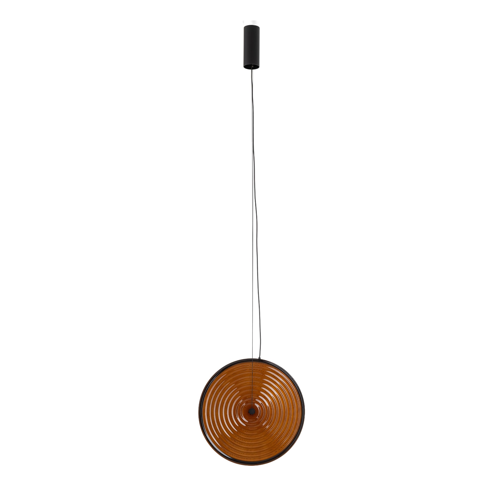 Nowodvorski Lampa wisząca AURA LED 22W 220-230 50/60 - Szkło - Transparentny bursztynowy 12233