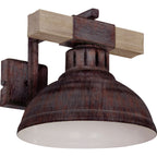 kinkiet Hakon natural wood 1xE27