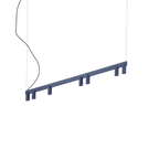 Nowodvorski Lampa wisząca FOURTY LINE LED VII 7x10W only LED + LED 8W 50/60Hz - Aluminium - Granatowy 12293