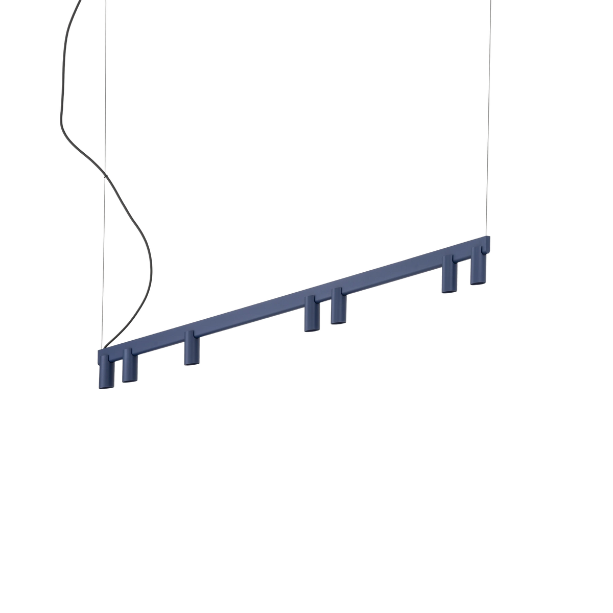 Nowodvorski Lampa wisząca FOURTY LINE LED VII 7x10W only LED + LED 8W 50/60Hz - Aluminium - Granatowy 12293