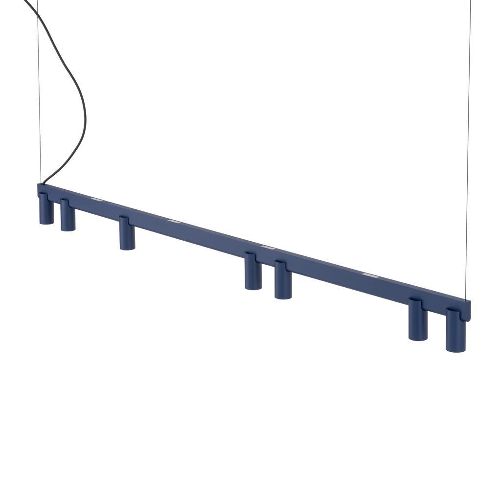 Nowodvorski Lampa wisząca FOURTY LINE LED VII 7x10W only LED + LED 8W 50/60Hz - Aluminium - Granatowy 12293