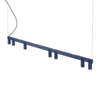 Nowodvorski Lampa wisząca FOURTY LINE LED VII 7x10W only LED + LED 8W 50/60Hz - Aluminium - Granatowy 12293